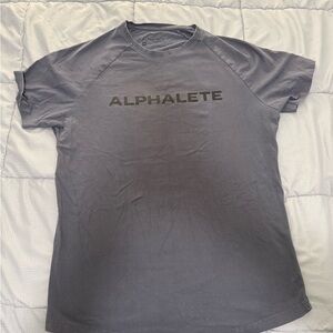Alphalete Charcoal Crewneck Tee